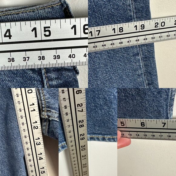 & Other Stories Slim Jeans Womens Size 31 Eur or US 12 Denim Medium Blue Stretch - Picture 10 of 11